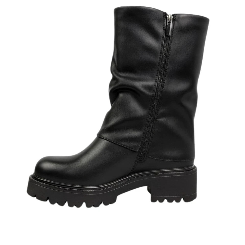 4US By Paciotti Stivaletti da Donna in pelle Art.4BX122 Col.Nero