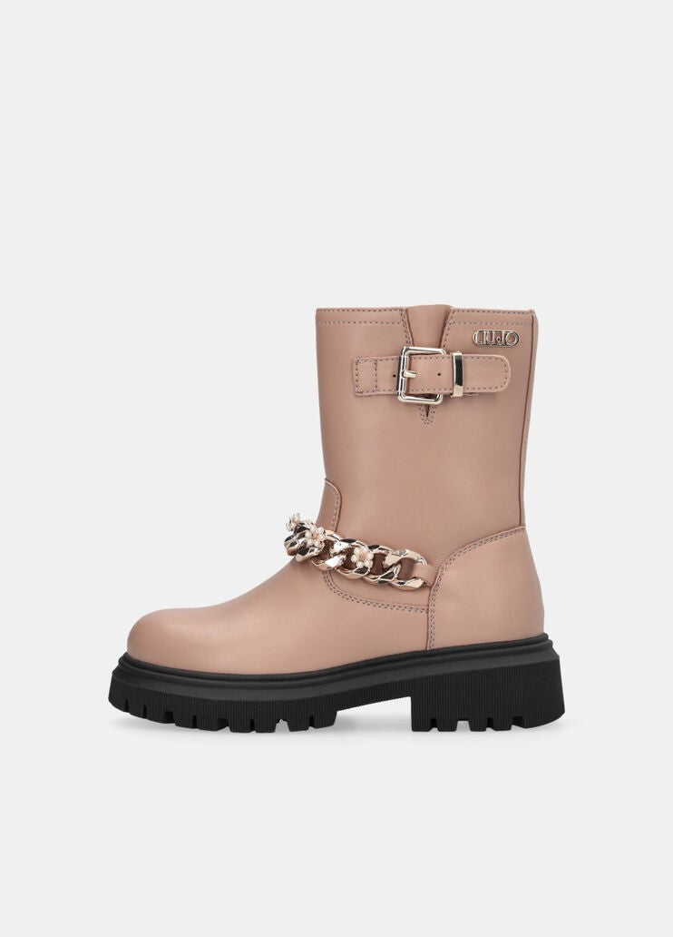 Stivali BIMBA da motociclista Liu Jo con catena gioiello LIUJO