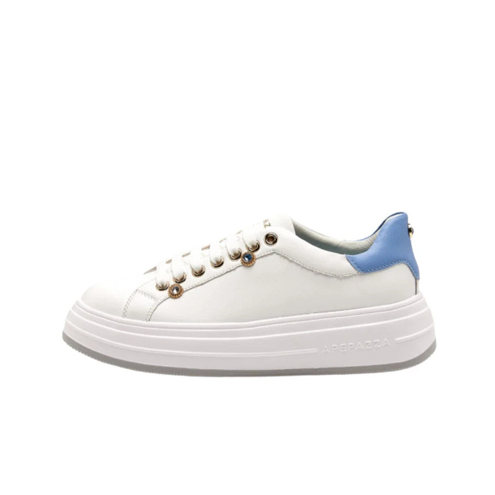 Apepazza scarpe da Donna in pelle bianca S5LIFTY09/LEA