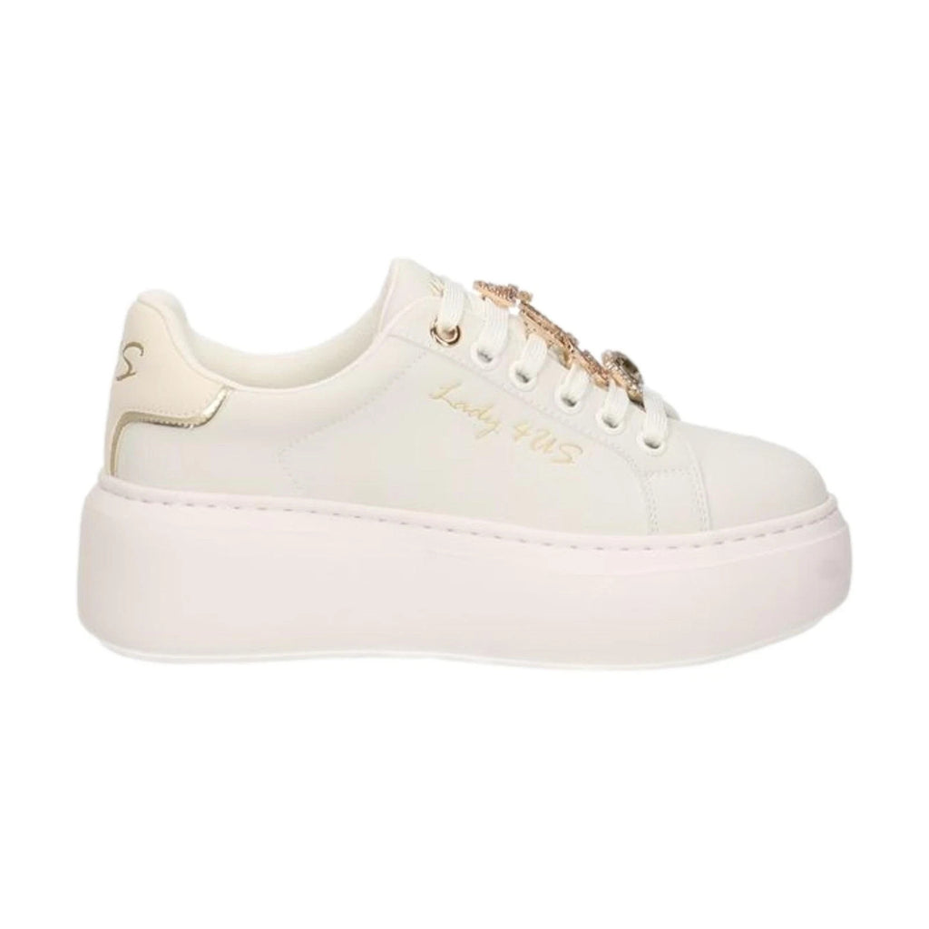 4US Paciotti sneaker in ecopelle con dettaglio gioiello Aflame 100