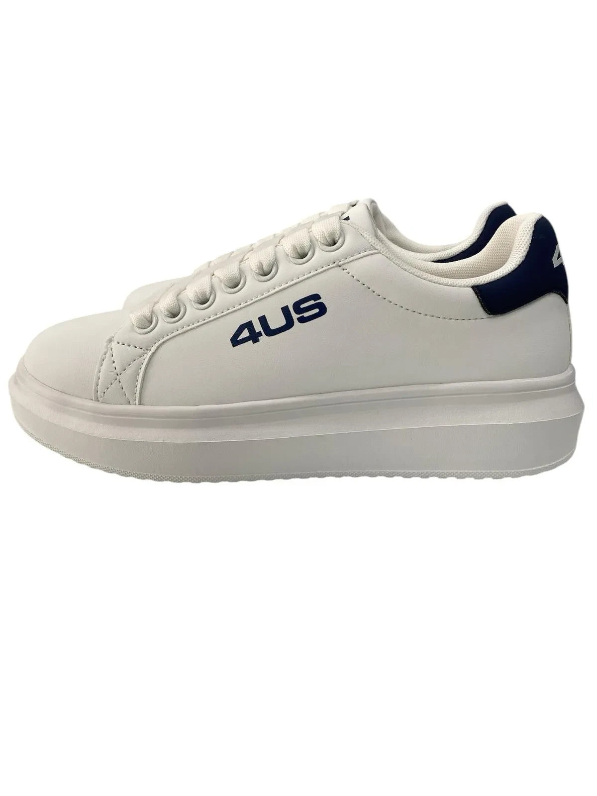 4US PACIOTTI SNEAKER UOMO ADAM 100 white blue
