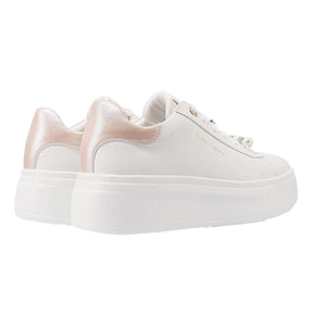 QUEEN HELENA X34 13 Sneaker Donna Platform Con Accessorio White Pink