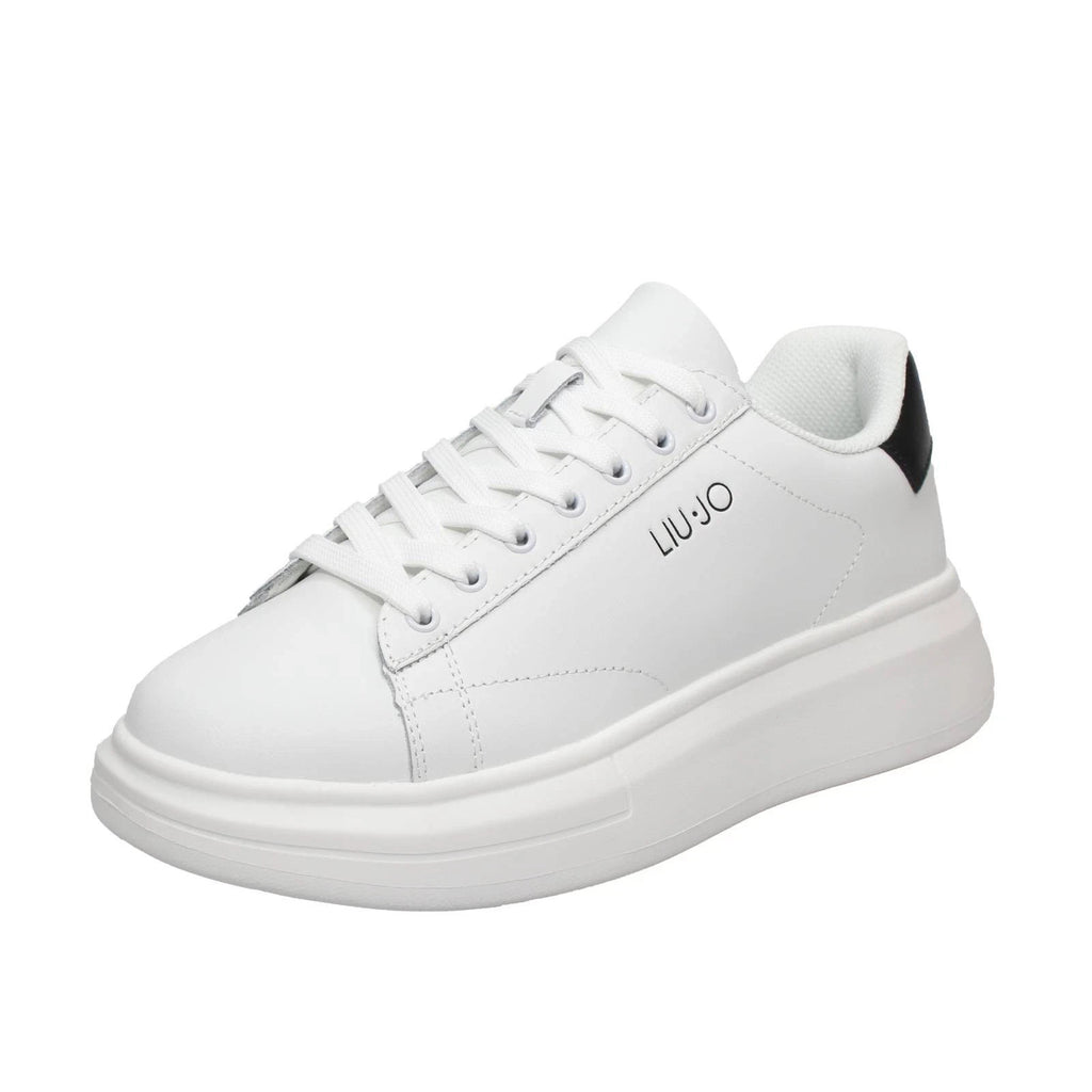 Liu Jo Cv Big 01 - Sneakers Platform In Pelle Bianco - Uomo Scarpe Sneakers