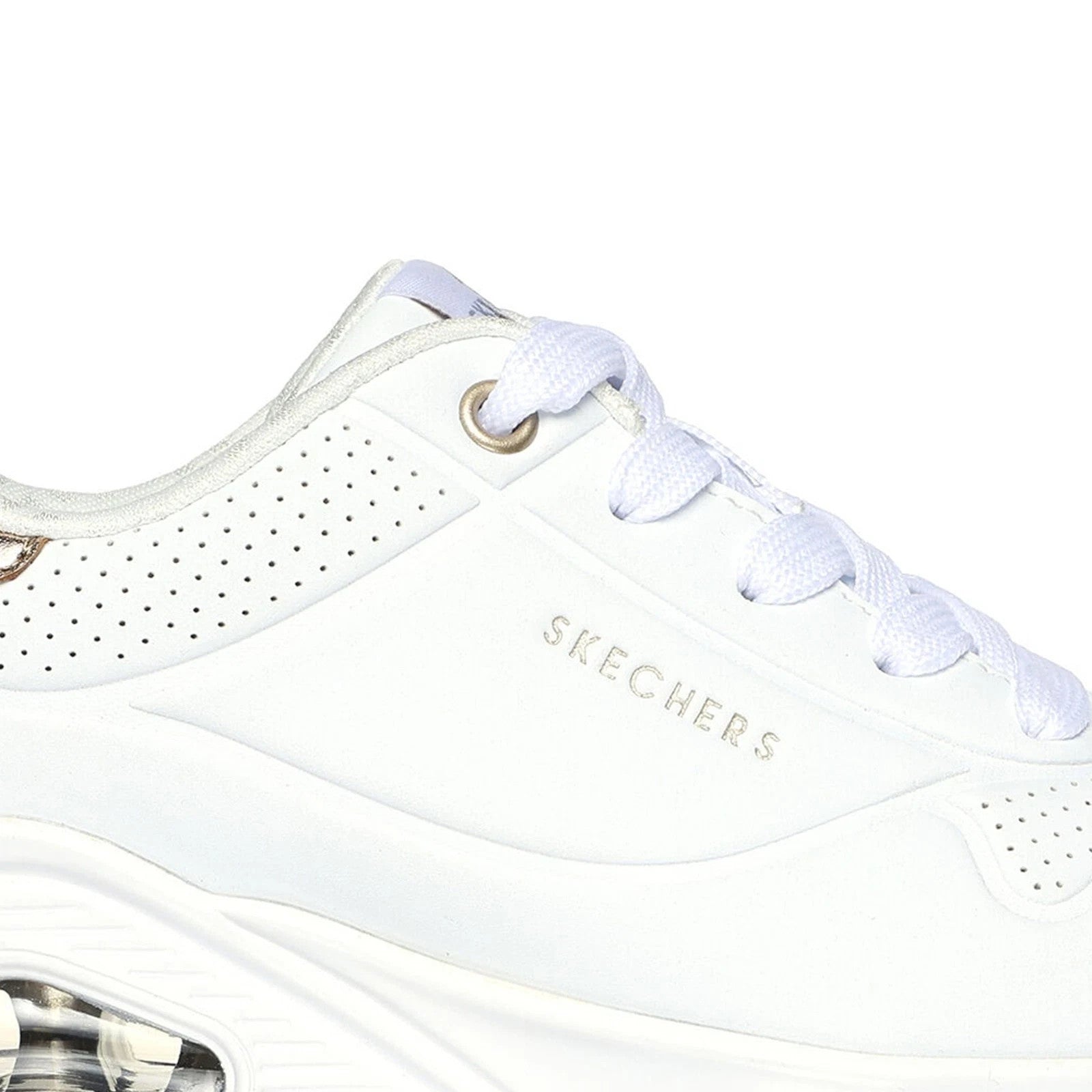 Scarpe Skechers Uno Gen1 - Shimmer Away Codice 310545L-WHT - 9B
