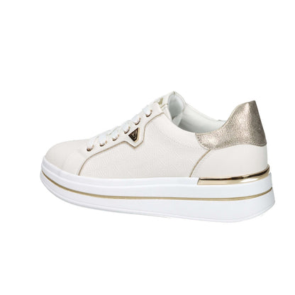 VALLEVERDE SNEAKERS BASSA 35482L BIANCO/ORO