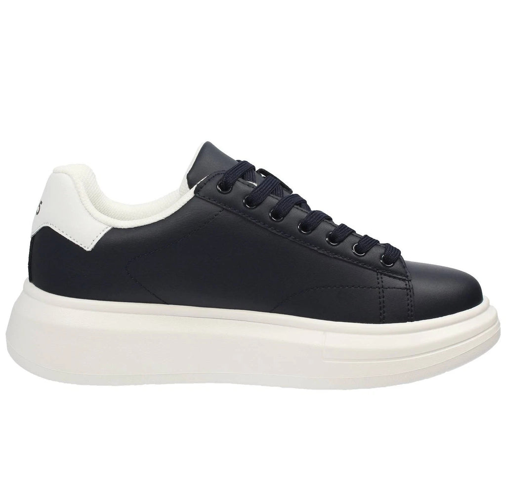 Liu Jo Cv Big 01 - Sneakers In Pelle Blu - Uomo Scarpe Sneakers Casual