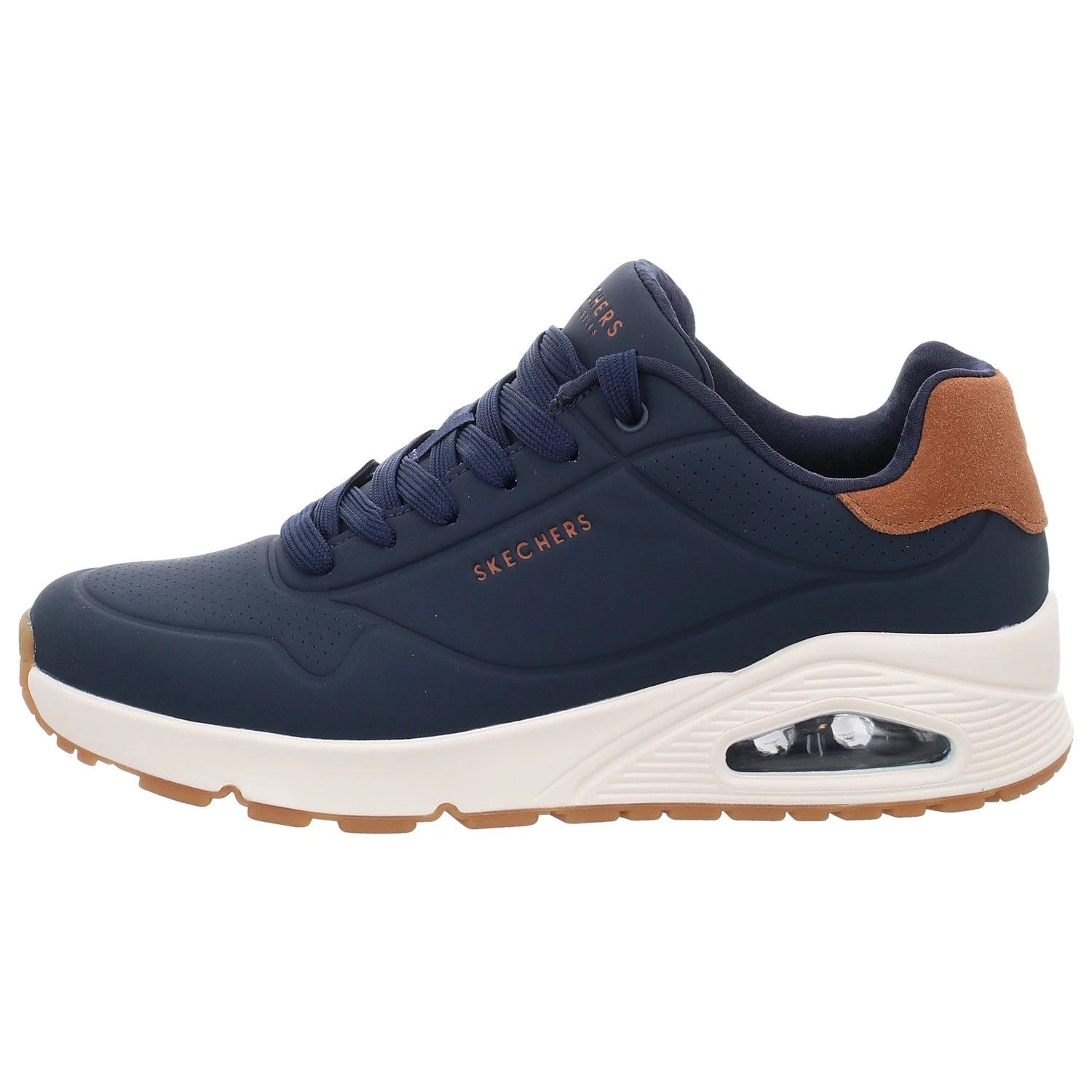Skechers Uno Suited On Air Blu Scarpe Shoes Uomo Sportive Sneakers 183004 NVY