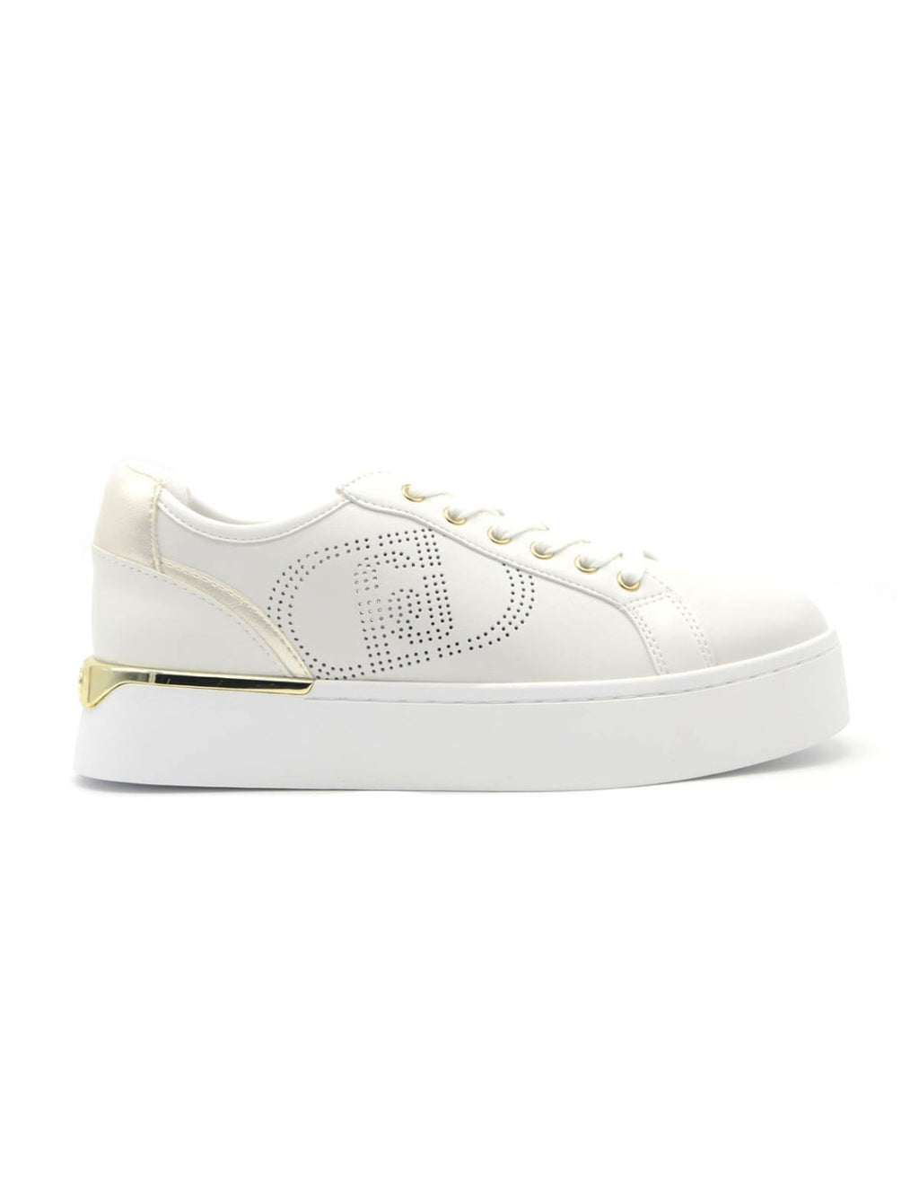 Liu Jo Sneakers donna in pelle con logo traforato Pretty 05