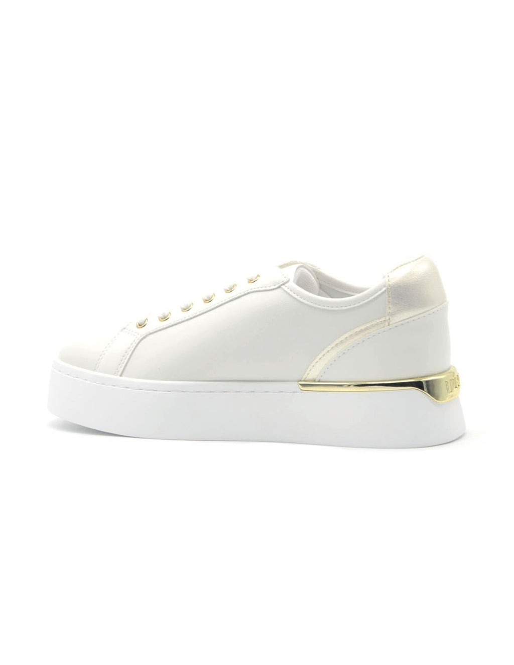 Liu Jo Sneakers donna in pelle con logo traforato Pretty 05
