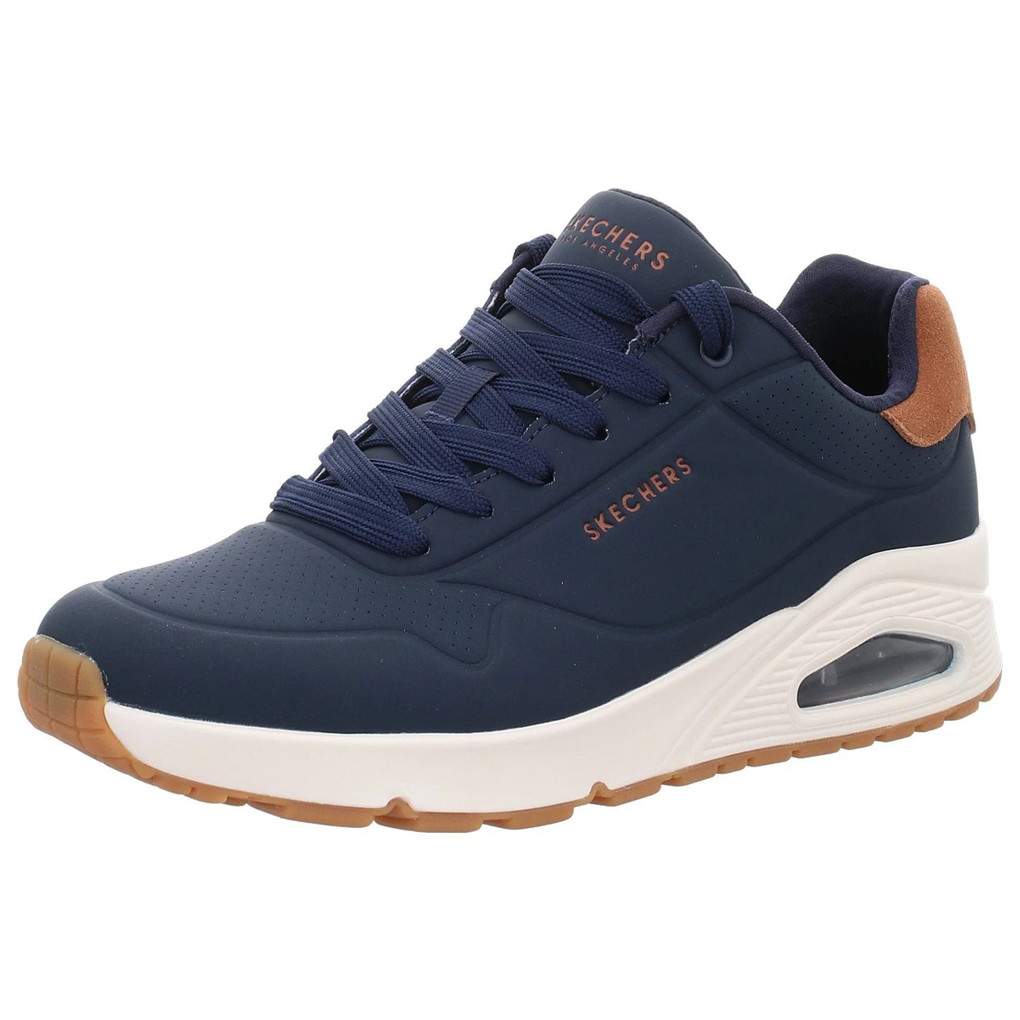 Skechers Uno Suited On Air Blu Scarpe Shoes Uomo Sportive Sneakers 183004 NVY