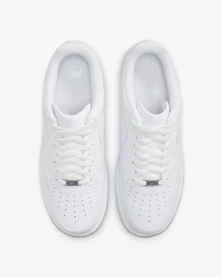 Nike Air Force 1 07 Unisex Bianco/Bianco 100% Marca Originale