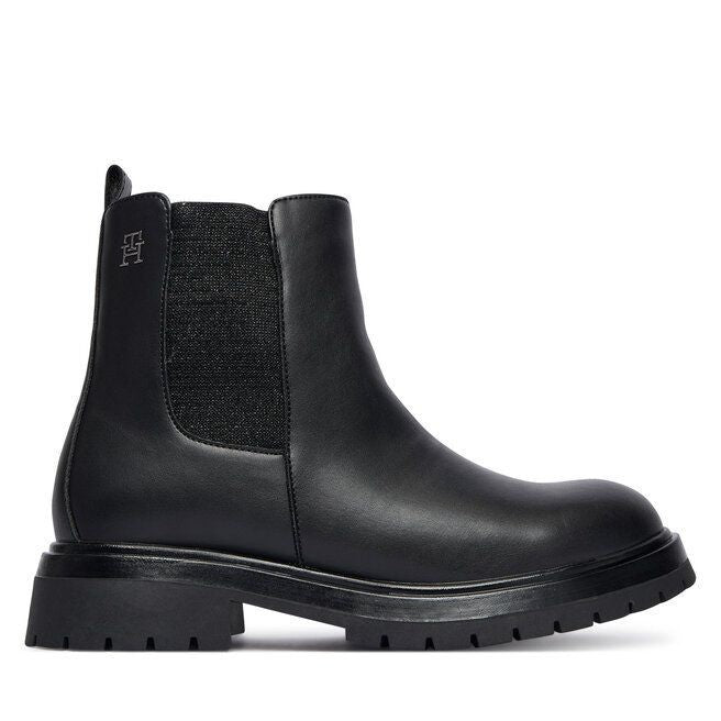 TOMMY HILFIGER CHELSEA BOOT BLACK