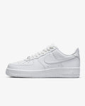 Nike Air Force 1 07 Unisex Bianco/Bianco 100% Marca Originale
