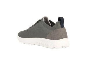 GEOX SCARPE SNEAKERS UOMO ESTATE U15BYA 0006K C3014 SPHERICA VERDE SCURO
