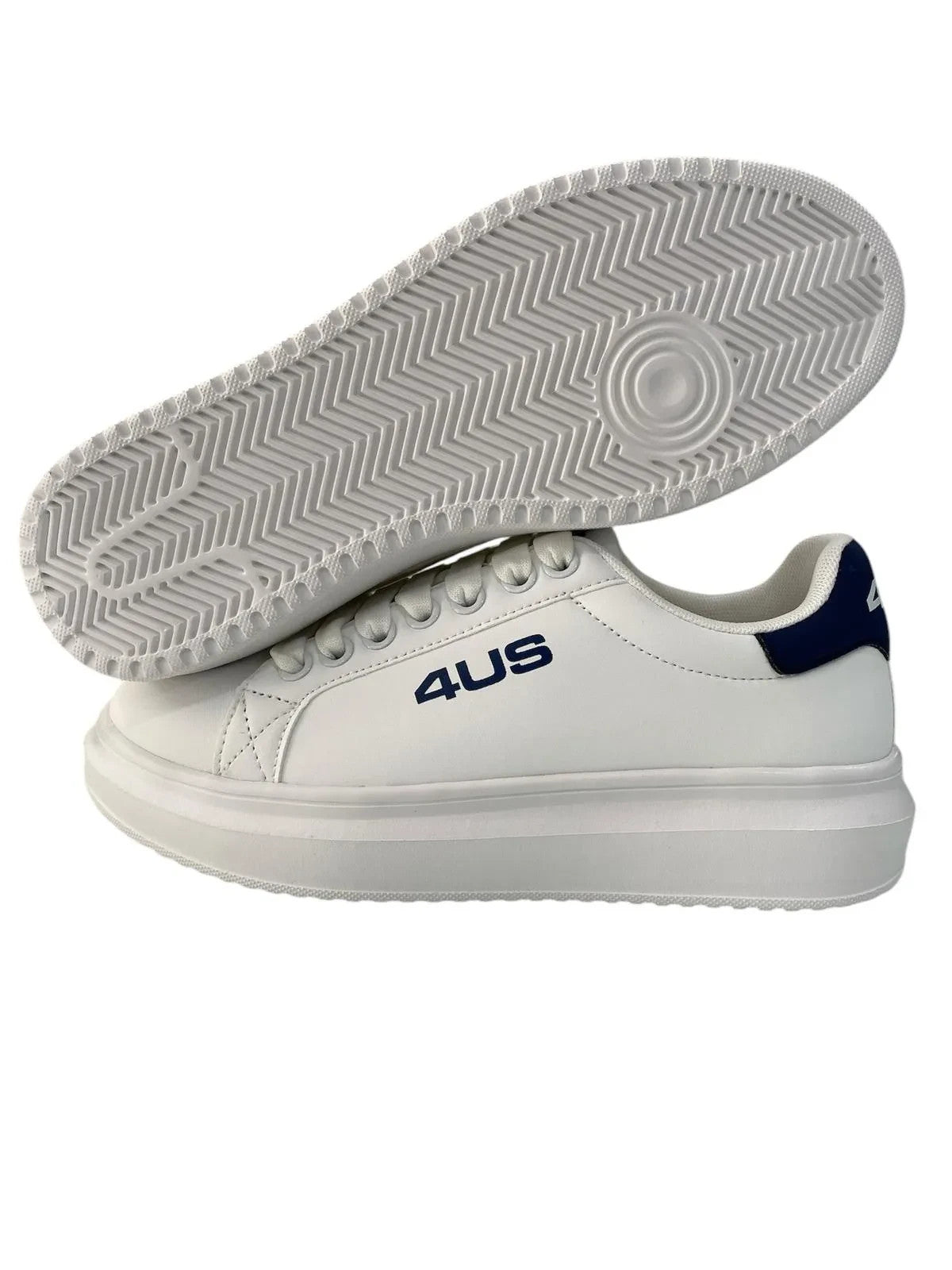4US PACIOTTI SNEAKER UOMO ADAM 100 white blue