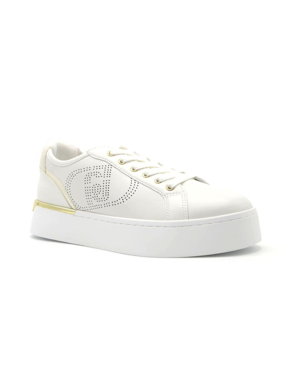 Liu Jo Sneakers donna in pelle con logo traforato Pretty 05