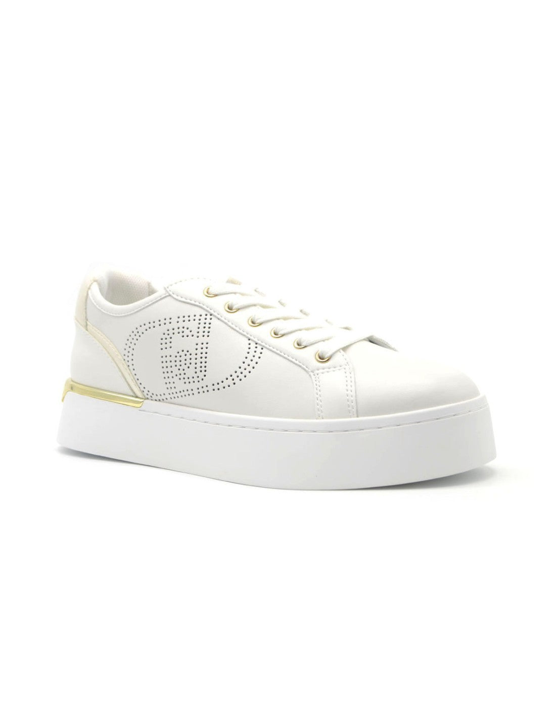 Liu Jo Sneakers donna in pelle con logo traforato Pretty 05