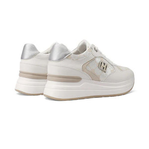 QUEEN HELENA Sneakers donna con zeppa e design urbano white X34-21