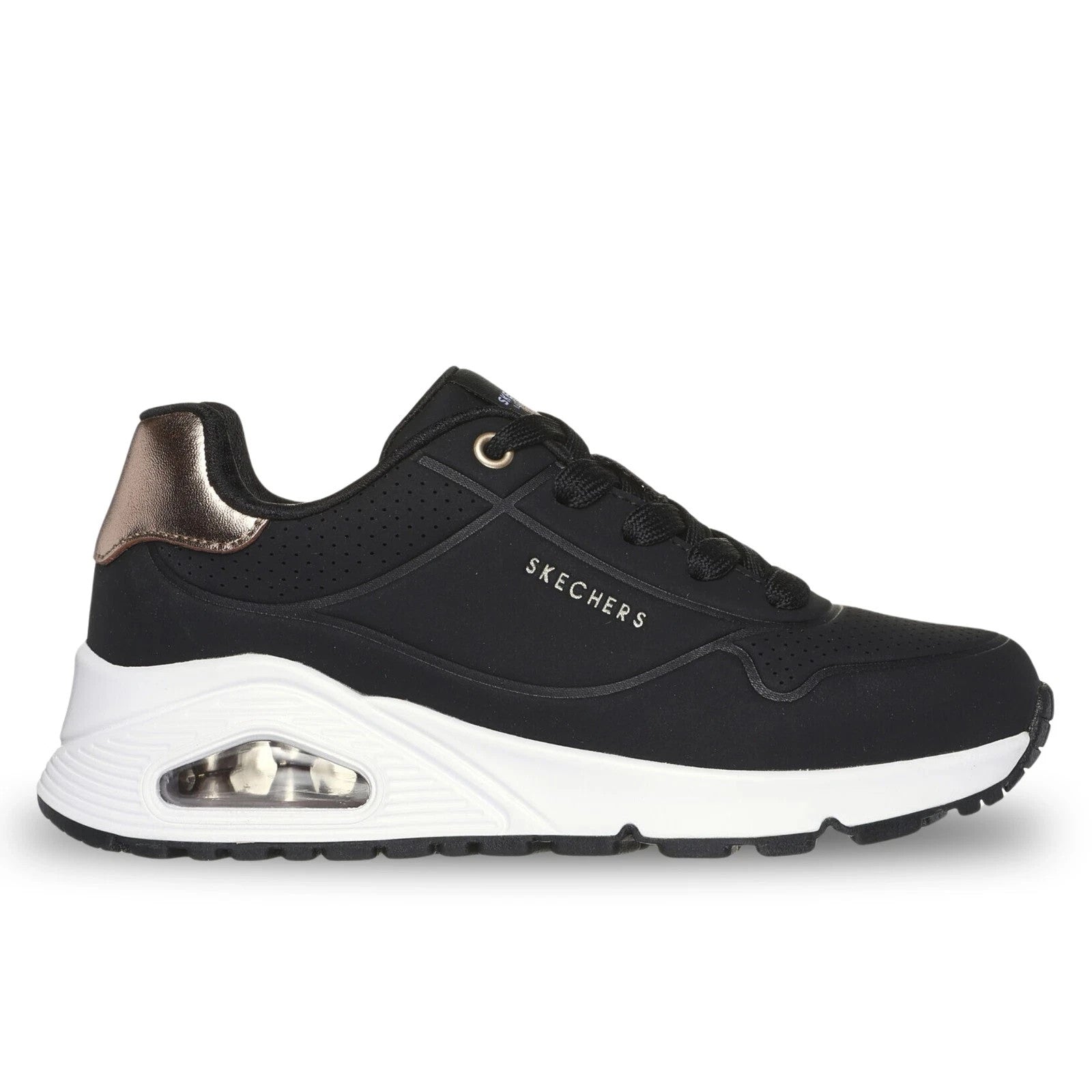 Scarpe Skechers Uno Gen1 - Shimmer Away 310545L-BLK Nero