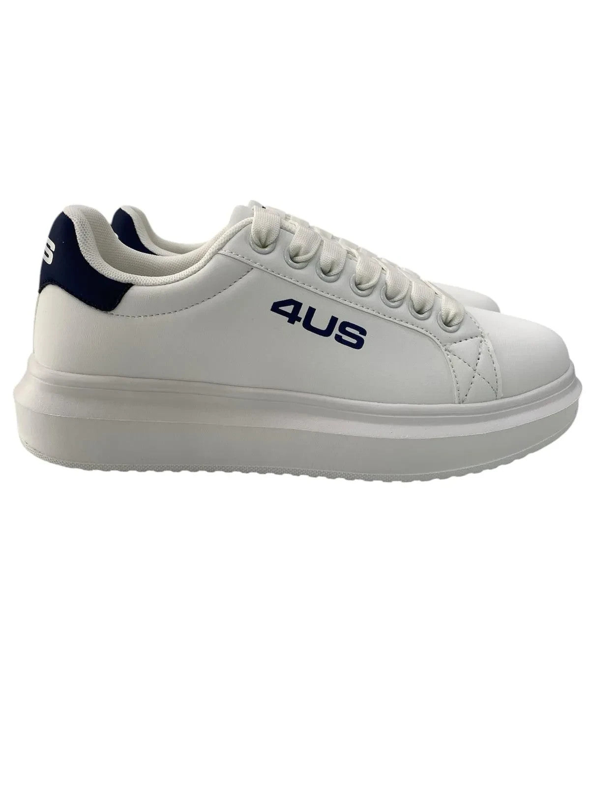 4US PACIOTTI SNEAKER UOMO ADAM 100 white blue