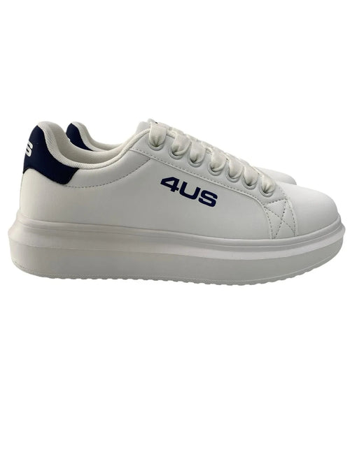 4US PACIOTTI SNEAKER UOMO ADAM 100 white blue