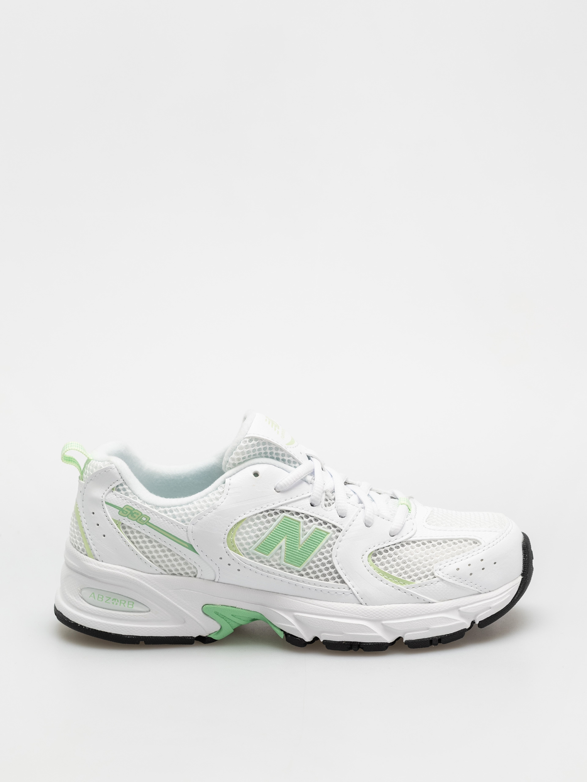 SCARPA DONNA NEW BALANCE GR 530 SM BIANCA VERDE