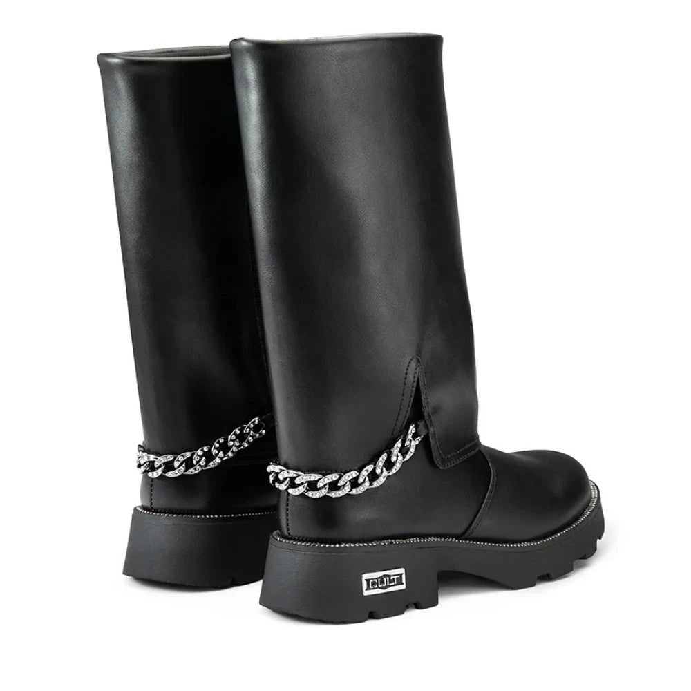 Cult Stivaletti da Donna in pelle nero Art.T-369