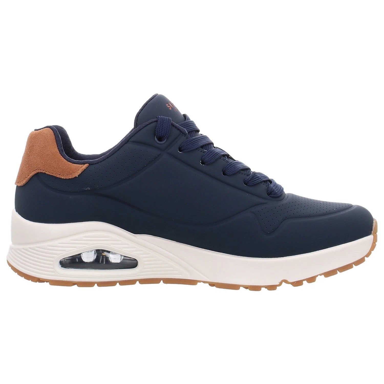 Skechers Uno Suited On Air Blu Scarpe Shoes Uomo Sportive Sneakers 183004 NVY