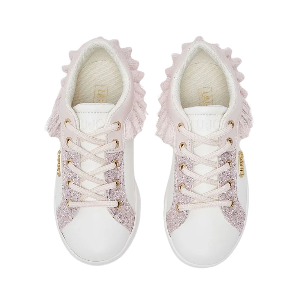 Sneakers Liu Jo BIMBA con glitter e rouches LIUJO