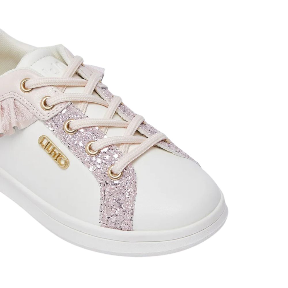 Sneakers Liu Jo BIMBA con glitter e rouches LIUJO