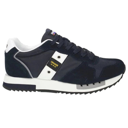 Blauer Queens - Sneakers Basse In Suede E Nylon Blu - Uomo