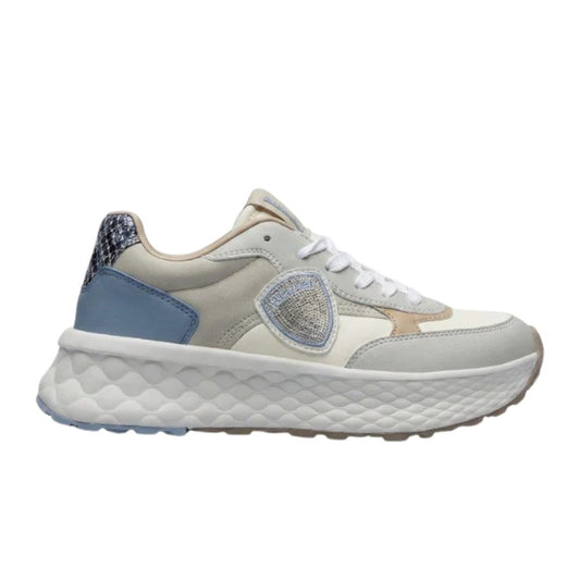 Blauer sneaker donna con logo strass Lynn01