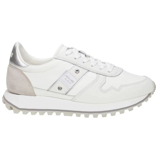 Blauer Millen - Sneakers Basse In Pelle Bianco - Donna Scarpe Sneakers