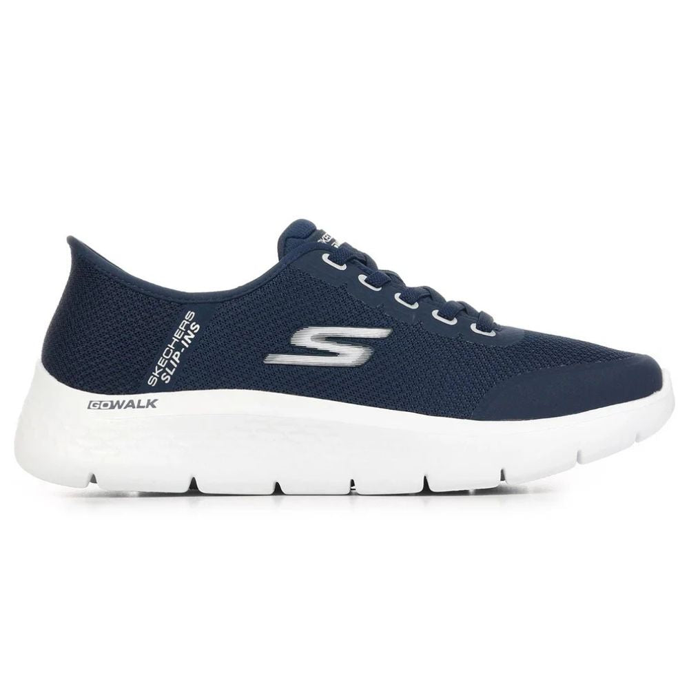 Sneakers Skechers Uomo Go Walk Flex Netro Slip Ins Blu