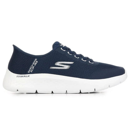 Sneakers Skechers Uomo Go Walk Flex Netro Slip Ins Blu