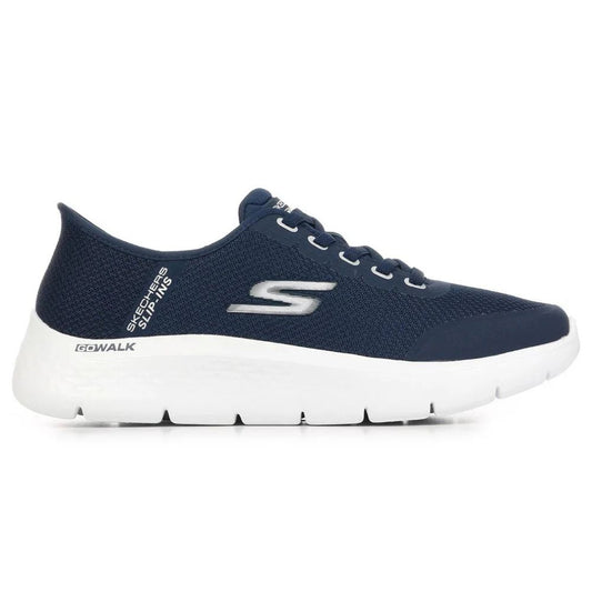 Sneakers Skechers Uomo Go Walk Flex Netro Slip Ins Blu