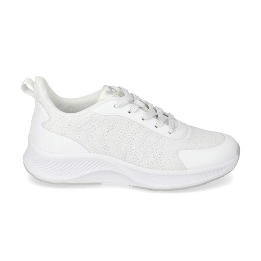 VALLEVERDE Sneaker Donna silver con tomaio tessuto elasticizzato.