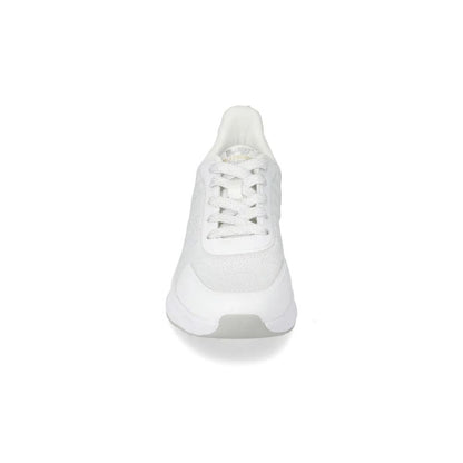 VALLEVERDE Sneaker Donna silver con tomaio tessuto elasticizzato.