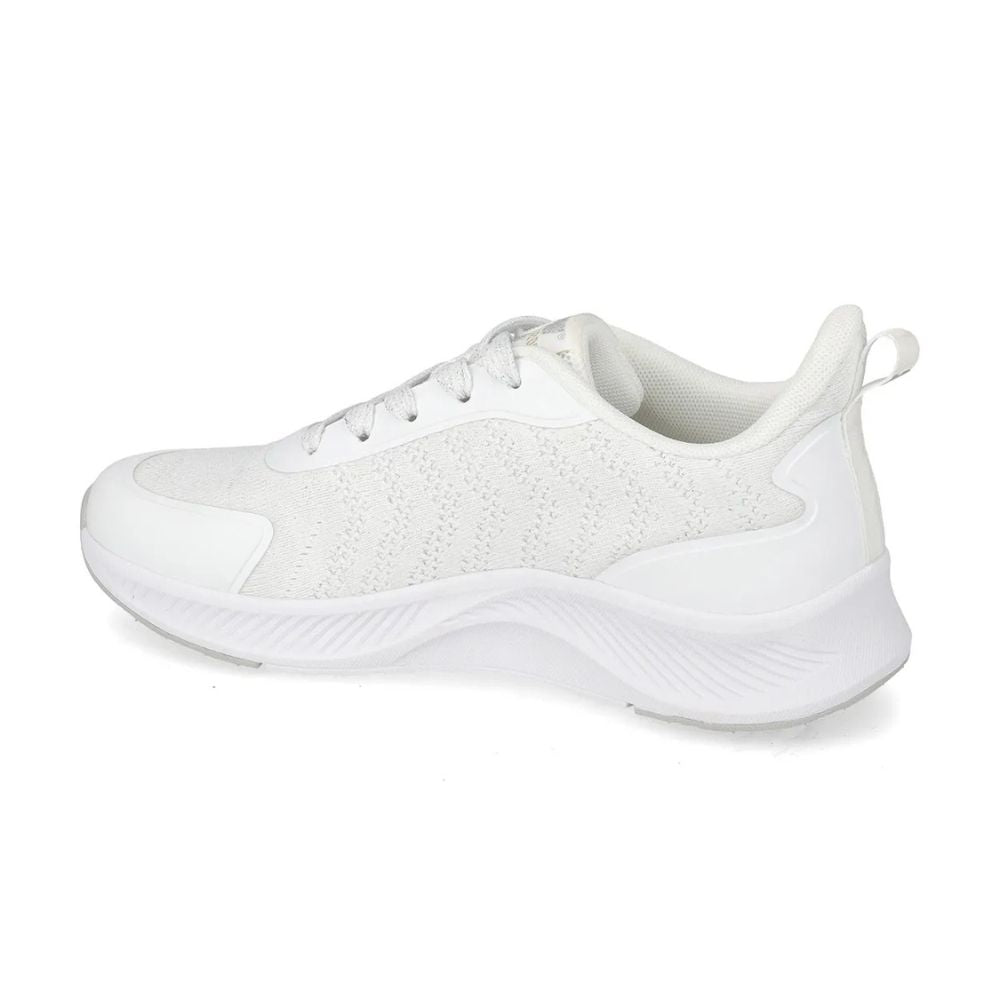 VALLEVERDE Sneaker Donna silver con tomaio tessuto elasticizzato.