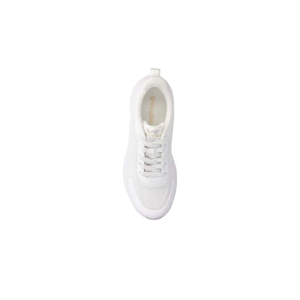 VALLEVERDE Sneaker Donna silver con tomaio tessuto elasticizzato.