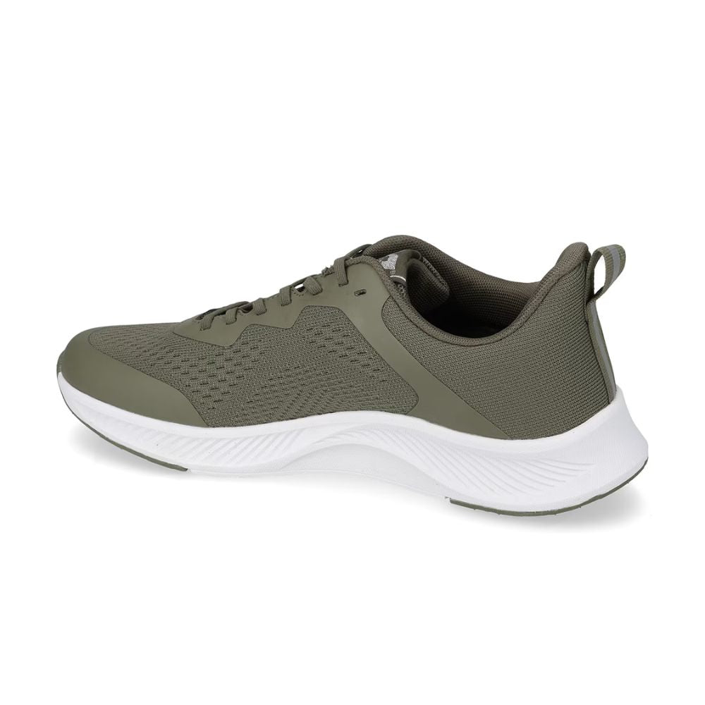 VALLEVERDE Sneaker Uomo verde con tomaio tessuto elasticizzato.