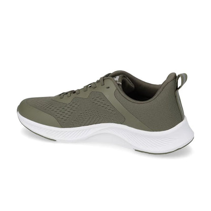 VALLEVERDE Sneaker Uomo verde con tomaio tessuto elasticizzato.