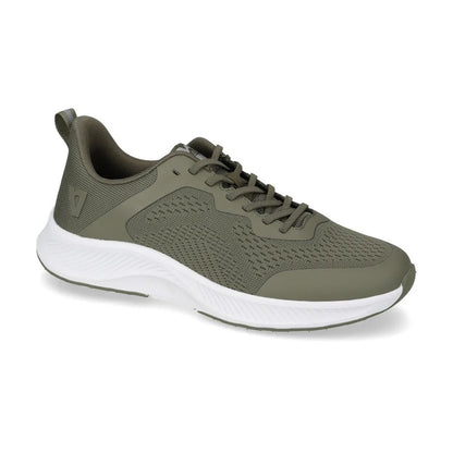 VALLEVERDE Sneaker Uomo verde con tomaio tessuto elasticizzato.