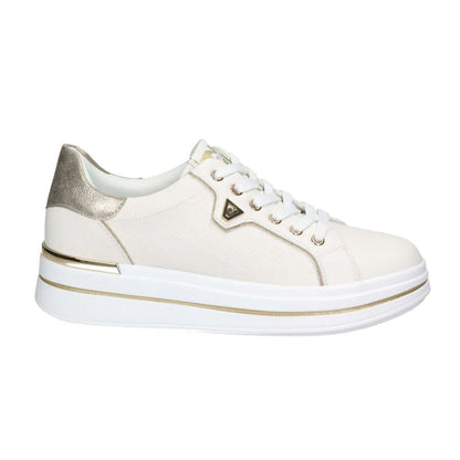 VALLEVERDE SNEAKERS BASSA 35482L BIANCO/ORO