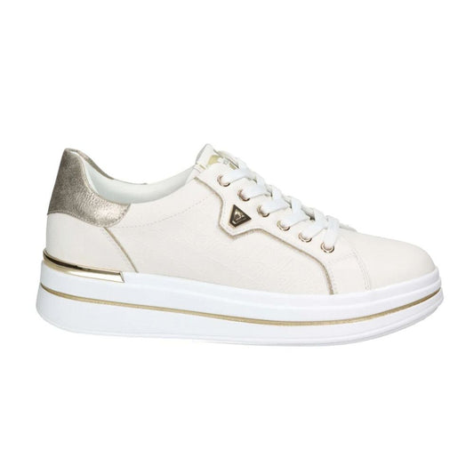 VALLEVERDE SNEAKERS BASSA 35482L BIANCO/ORO