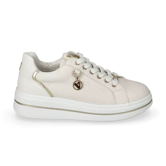 VALLEVERDE Sneaker donna Bianco con tomaio logato.