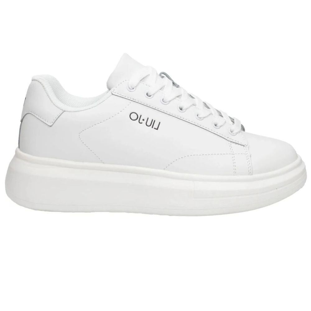 Liu Jo Man Big 01 - Sneakers In Pelle Bianco - Uomo Scarpe Sneakers Casual