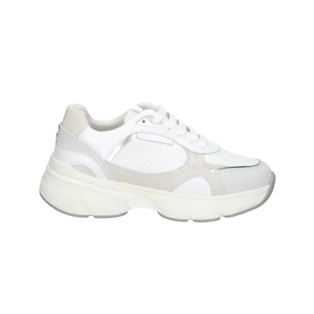 Sneakers Donna Janet & Janet Yper J-610 Bianco/Argento