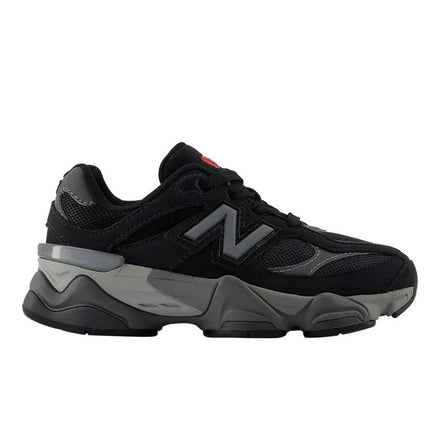 Sneakers New Balance 9060 Bambino Suede Nero Grigio
