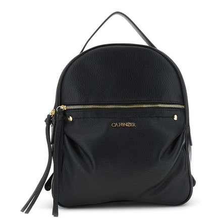 Zaino Donna Cafènoir effetto pelle nero